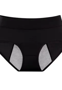 Chiloti Menstruali, Reutilizabili, Bumbac, CH073, Negru imagine