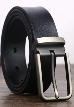 Curea pentru barbati C-160, piele naturala, Negru imagine