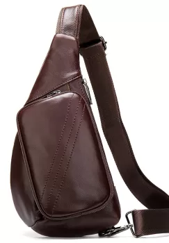 Geanta barbati, Martin GT1321, piele naturala, model maro imagine