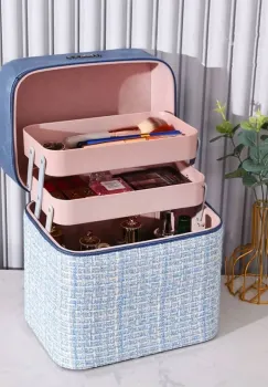 Geanta cosmetice, Vespera AC004, Albastru imagine