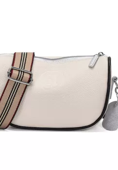 Geanta dama Adonia GT1984, piele naturala, Alb imagine