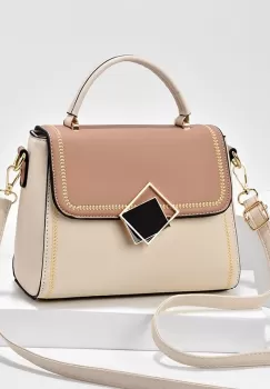 Geanta dama Asha GT1086, model crem imagine