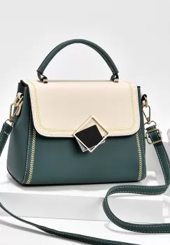 Geanta dama Asha GT1087, verde imagine