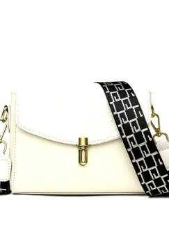 Geanta dama Cassie GT3112, piele naturala, Crem imagine