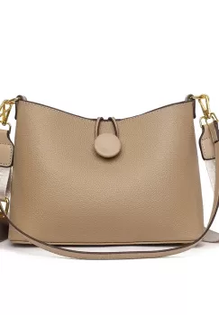 Geanta dama Delis, Anaxandra GT2564, piele naturala, Bej imagine