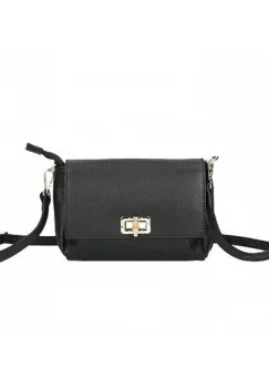 Geanta dama Delis, Madeleine GT3794, piele naturala, Negru imagine