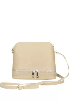 Geanta dama Delis, Viviana GT2657, piele naturala, Taupe imagine