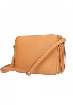 Geanta dama GT2669 Fosca, piele naturala, Cognac imagine