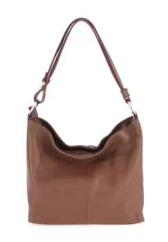 Geanta dama Lorella GT927, piele naturala, model maro imagine