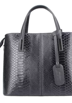 Geanta dama Merle GT591, piele naturala, negru imagine