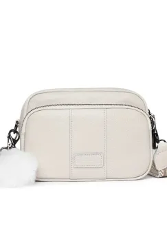 Geanta dama, Miralys GT3346, piele naturala, Crem imagine