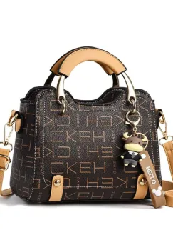 Geanta dama, Morrigan GT3462, Maro/Cognac imagine