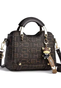 Geanta dama, Morrigan GT3463, Maro/Negru imagine