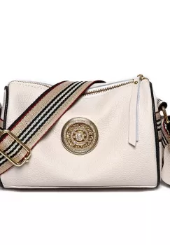 Geanta dama Nikola GT2000, piele naturala, Crem imagine