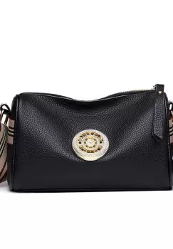 Geanta dama Nikola GT2295, piele naturala, Negru imagine