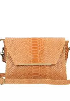 Geanta dama Nita GT1131, piele naturala, maro imagine