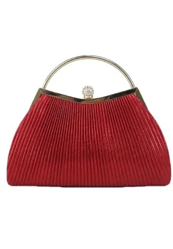Geanta dama ocazie, GT3143 Cedonia, Rosu imagine