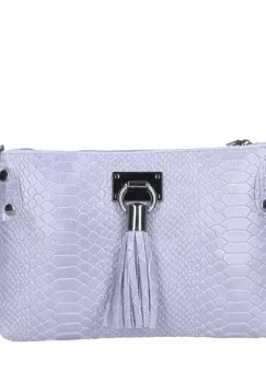 Geanta dama Theresa GT1747, piele naturala, Gri imagine