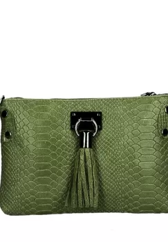 Geanta dama Theresa GT1751, piele naturala, Verde imagine