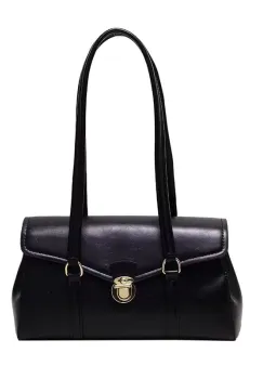 Geanta dama vintage Solena GT4005, Neagra imagine