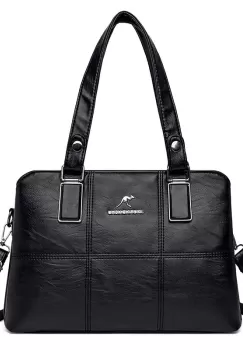 Geanta dama, Wilderose GT2522, Negru imagine