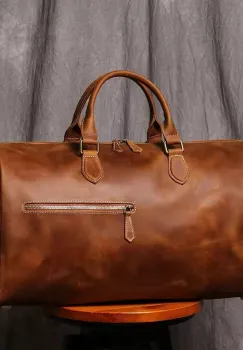 Geanta de calatorie unisex, Evren GT3303, Maro imagine