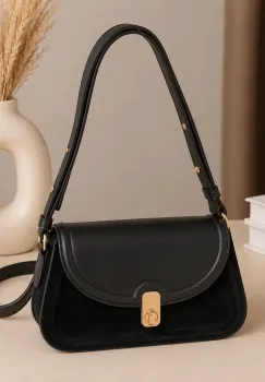 Geanta de dama, 186, model elegant, Neagra imagine