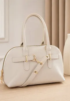 Geanta de dama, 263, model Vintage, Crem imagine