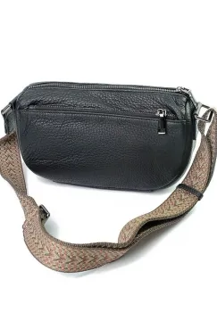 Geanta de dama, 5016, piele naturala, Neagra imagine