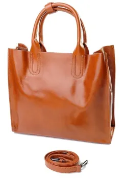 Geanta de dama, 6609, piele naturala, Maro imagine