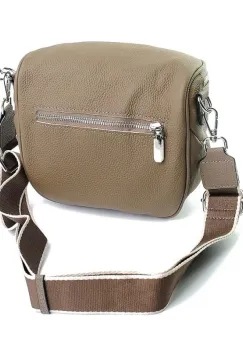 Geanta de dama, 99133, piele naturala, Taupe imagine