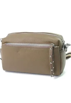 Geanta de dama, 99138, piele naturala, Apricot imagine