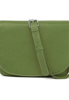 Geanta de dama, Aida GT3857, piele naturala, Verde imagine