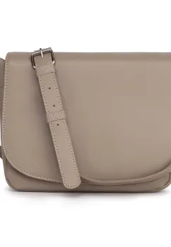 Geanta de dama, Aida GT3861, piele naturala, Bej imagine