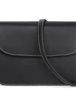 Geanta de dama, Amely GT3878, piele naturala, Negru imagine