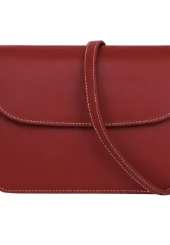 Geanta de dama, Amely GT3879, piele naturala, Rosu imagine