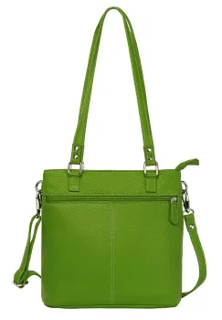 Geanta de dama, Anne GT3855, piele naturala, Verde imagine