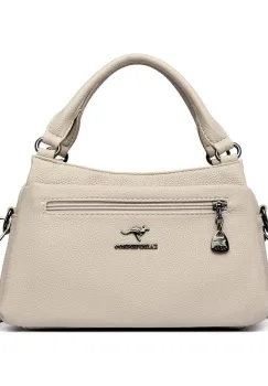 Geanta de dama, Berenice GT2886, Crem imagine