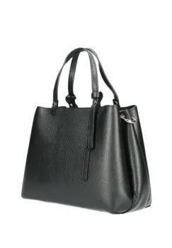 Geanta de dama, Bonita GT3776, piele naturala, Negru imagine