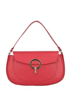 Geanta de dama, Breana GT3781, piele naturala, Rosu imagine