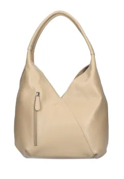 Geanta de dama, Camille GT3778, piele naturala, Taupe imagine