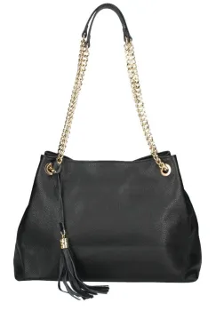 Geanta de dama, Dania GT3100, piele naturala, Negru imagine