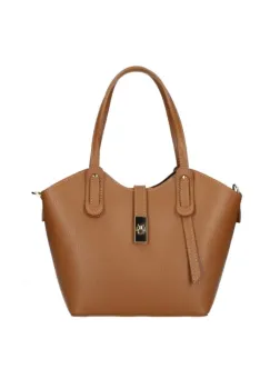 Geanta de dama, Giuly GT3788, piele naturala, Cognac imagine