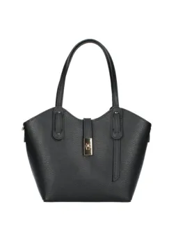 Geanta de dama, Giuly GT3789, piele naturala, Negru imagine