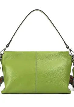 Geanta de dama, Isabela GT3819, piele naturala, Verde imagine