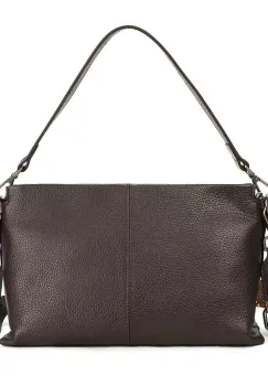 Geanta de dama, Isabela GT3820, piele naturala, Maro inchis imagine