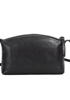 Geanta de dama, Katy GT3824, piele naturala, Negru imagine