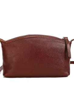 Geanta de dama, Katy GT3826, piele naturala, Bordo imagine