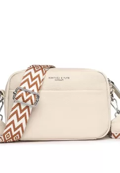 Geanta de dama, Leocadia GT2768, piele naturala, Alb imagine