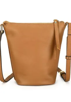 Geanta de dama, Lorien GT3196, piele naturala, Maro imagine